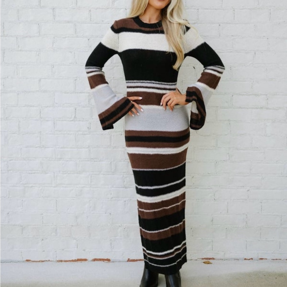 Emory Park Multicolor Long Sleeve Dress